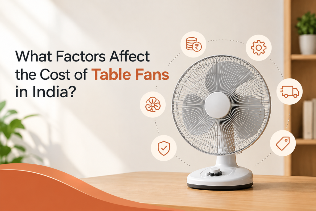 Table Fan Manufacturers
